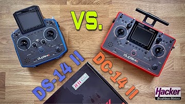 Hand transmitter or desk transmitter? Comparison of the new Jeti DS-14 V2 and the DC-14 V2