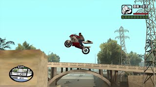 How to do Stunt Jump #10 at the beginning of the game - GTA San Andreas