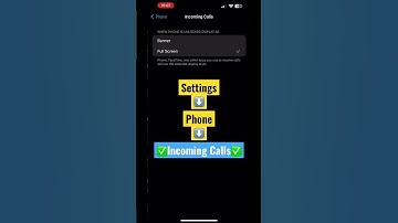 How to Display Incoming Calls as a banner on iPhone