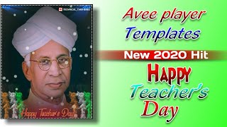 Avee Player Template Download/ Happy Teacher's Day (New 2020)/Technical Tara Babu screenshot 3