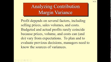 Responsibility Accounting Part 2-Reports, Variances and Cost Allocations