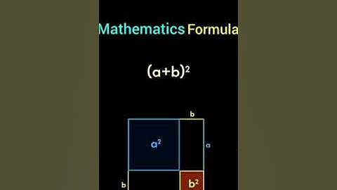 (a+b)^2 Formula In Animation Explanation ||@K-POP_Blinks ||#viral#maths#tricks#animationvideo#100m