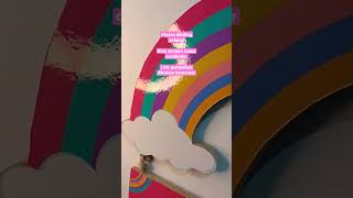 Hiasan dinding pelangi #hiasandinding #homedecor #dekorasikamar #dekorasirumah #hiasankamar