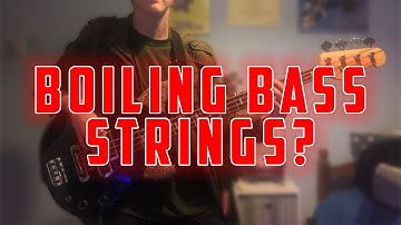 Boiling Bass Strings | Does It Work? | Sound Test + Tutorial