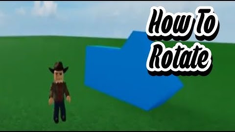 How to rotate in theme park tycoon 2 (works with disabled collision only)
