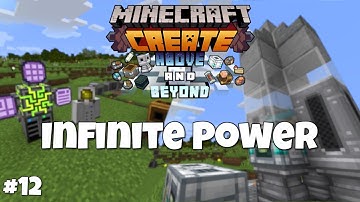 Minecraft Create Above and Beyond "Infinite Power" Episode 12