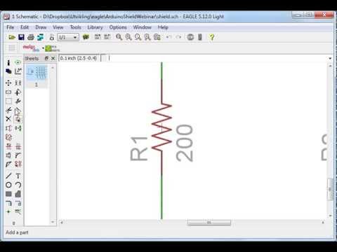 Eagle Tips: Component values and names