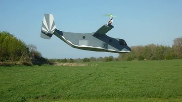 RC V22 Osprey  - VTOL flight testing #1