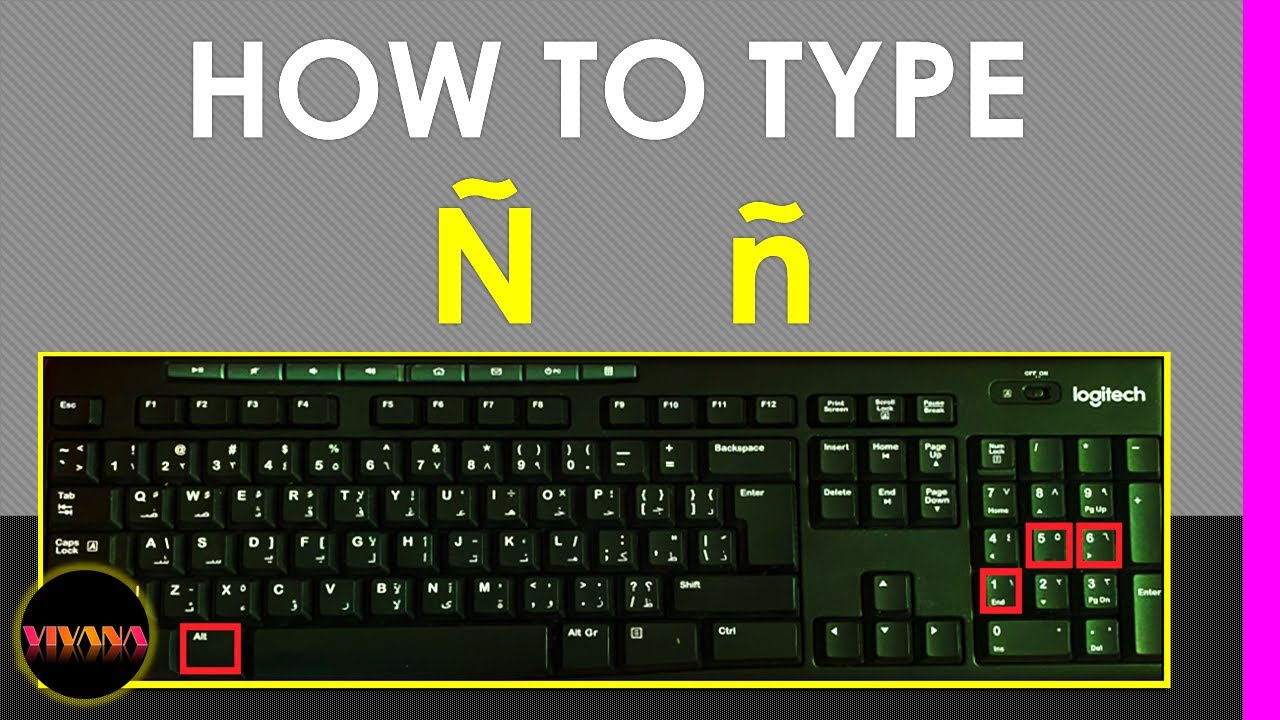 How to type Enye Ñ on Keyboard  Laptop Desktop Tutorial