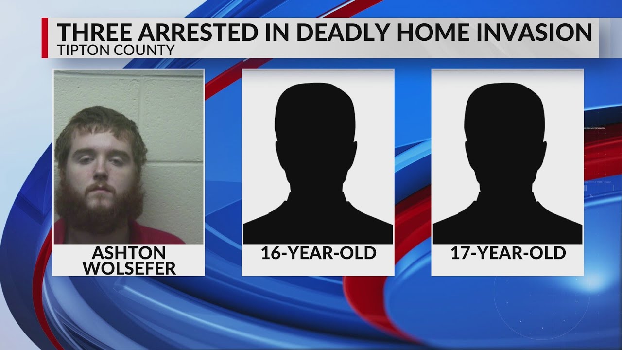 Man, teens charged with murder in Tipton County home invasion - YouTube