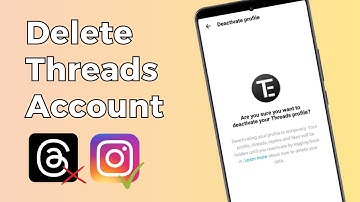 How To Delete Threads Account Without Deleting Instagram | Deactivate Threads