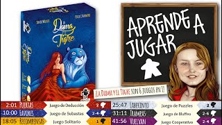 La Dama y el Tigre: los 6 juegos explicados [JcK / Juego de Mesa / Como se Juega / Fractal Juegos] screenshot 2
