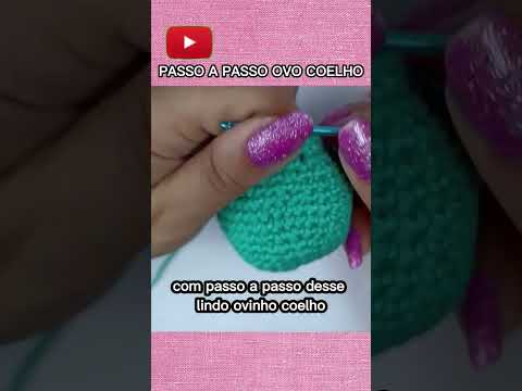 Passo a Passo GRATUITO do Ovo Coelho de Amigurumi para Páscoa #amigurumi #croche #artesanato #pascoa