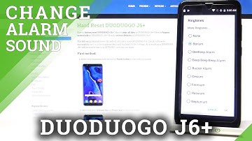 Alarm Tones on DuoDuoGo J6+ – Available Sounds of Alarms