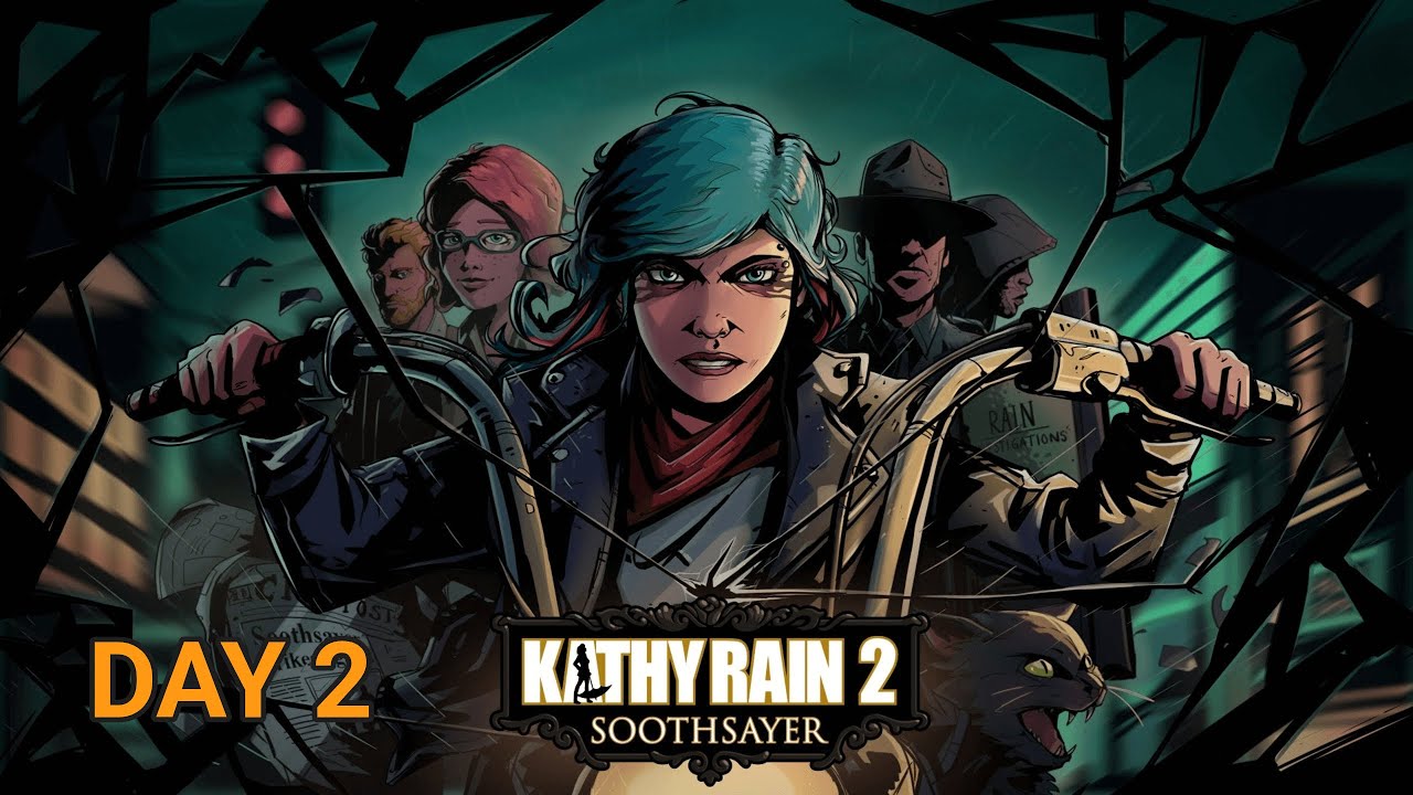 Kathy Rain 2: Soothsayer - Day 2 | Walkthrough | No Commentary