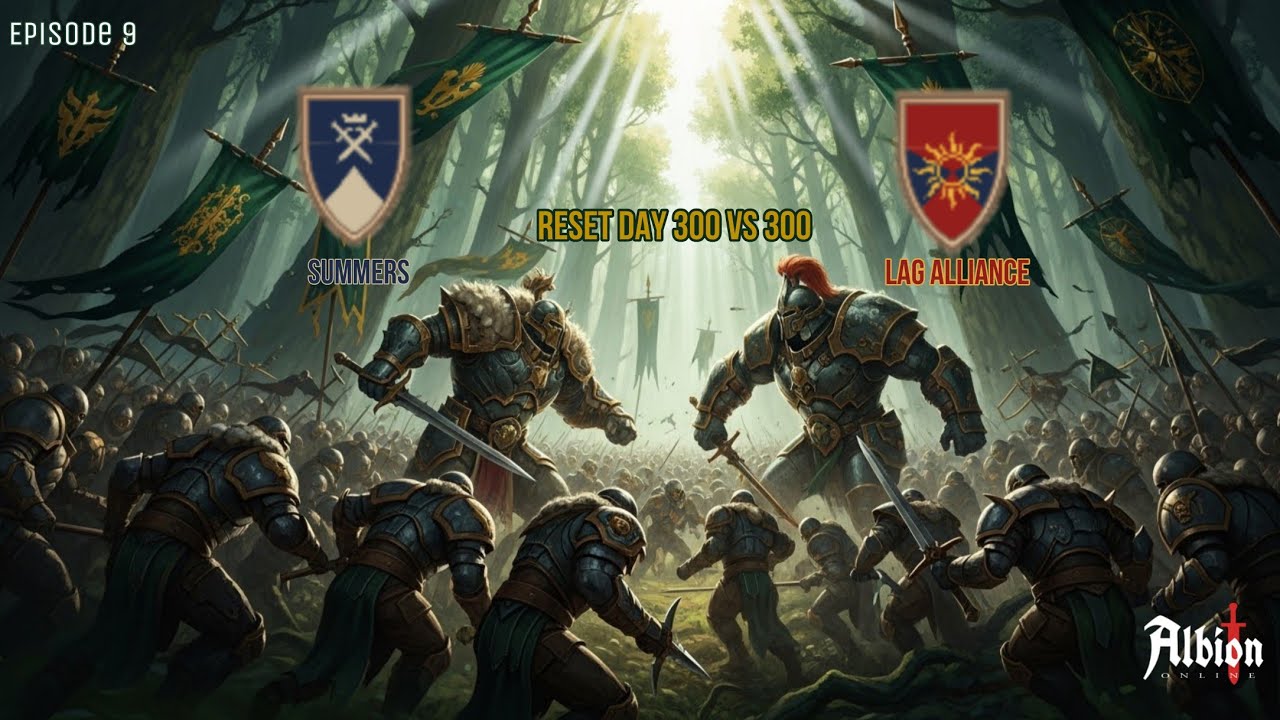 Summers vs LAG Alliance (RESET DAY Ep.9) Glacierfall Canyon | Albion Online