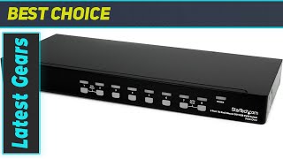 StarTech.com 8 Port 1U Rackmount DVI USB KVM Switch - The Ultimate Control Solution!