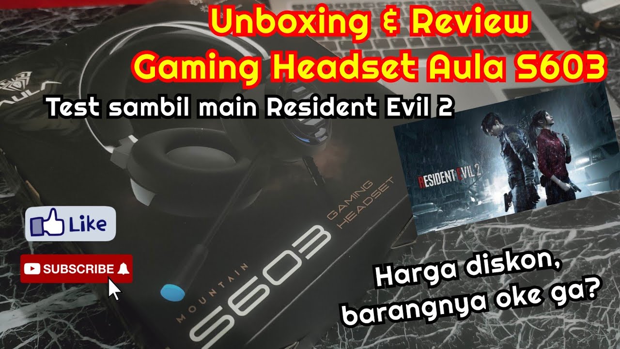 Unboxing Review Gaming Headset Aula 