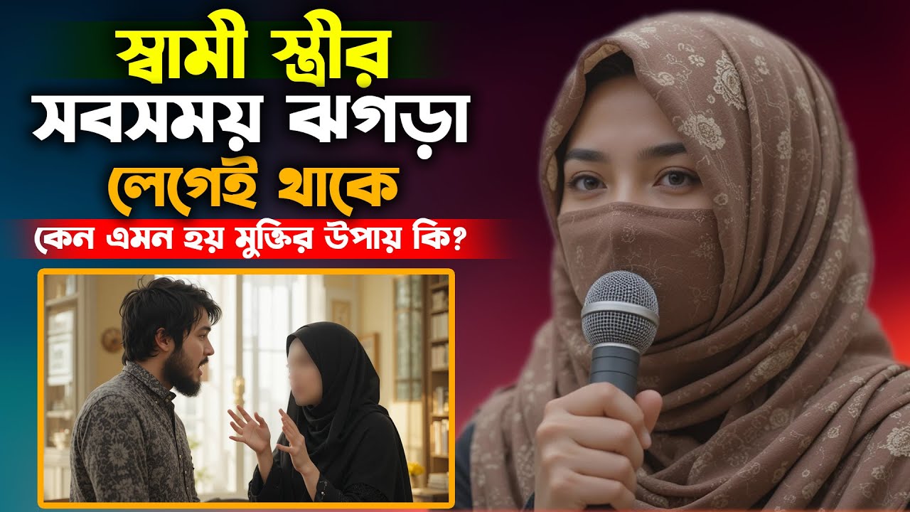 স্বামী স্ত্রীতে সবসময় ঝগড়া লেগেই থাকে কি করলে মুক্তি পাবো? | মাহমূদ | Mahmud motivational speech