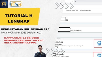 Tutorial Pendaftaran PPL Bendahara via KLC dan Cetak Sertifikat PPL Mulai 6 Oktober 2023