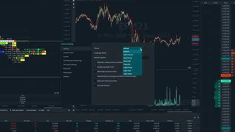 Quantower | How to Change Color Themes