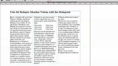UP tips | InDesign Column Spanning and Splitting