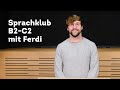 Немецкий разговорный онлайн-клуб с носителем Sprachklub mit Ferdi от lingua franconia