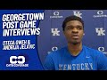 Georgetown Post Game Player Interviews - Oweh &amp; Jelavic (10-30-25)