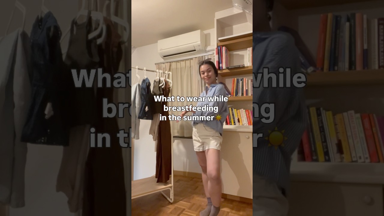 Breastfeeding-friendly outfits for the summer☀️ 