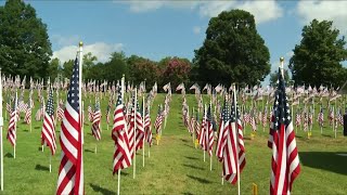 1,200 American flags spread out on Field of Honor in Lynchburg