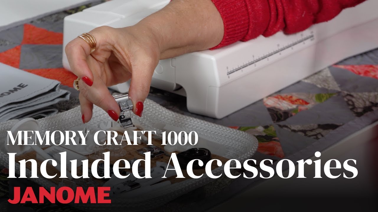 Included Accessories of the Memory Craft 1000 Combo Machine - YouTube