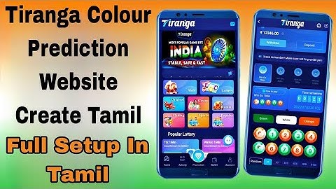How to Create Own Tiranga Colour Prediction Game tamil | Tiranga Source Code Download Tamil | 91Club