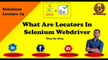 What Are Locators In Selenium Webdriver👌💥|| ID, Name, LinkText,PartialLinkText, TagName, ClassName||