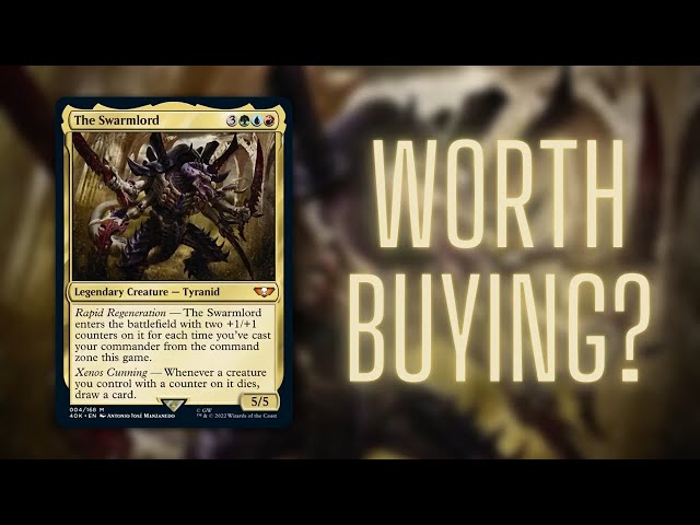 mtg swarmlord commander deck Magic: The Gathering Universes Beyond: Warhammer 40,000 Tyranid Swarm : Toys & Games card ready Tyranid Swarm Commander Decklist Review
