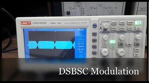 Double Sideband Suppressed Carrier(DSBSC)