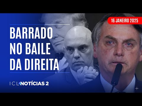 XANDÃO NEGA DEVOLUÇÃO DE PASSAPORTE DE BOLSONARO E FALA EM RISCO DE FUGA - ICL NOTÍCIAS 2 AO VIVO