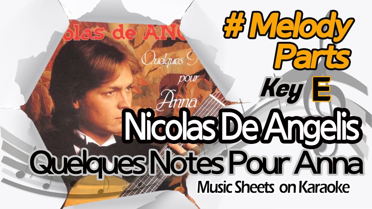 [별다방/동영상악보] Nicolas De Angelis - Quelques Notes Pour Anna(슬픈안나) (Melody