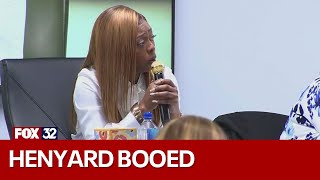 Tiffany Henyard booed, challenged during Thornton Township meeting