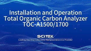 Installation and operation Total Organic Carbon Analyzer TOC-A1500/1700