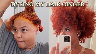 How I Dyed My Hair! RED to ORANGE/ GINGER! NO BLEACH NEEDED! *Highly Requested* | Naturally Sunny