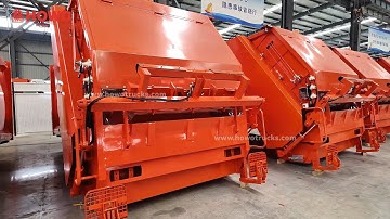 10CBM garbage trash compactor upper body
