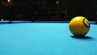 Standard draw shot action - slow motion