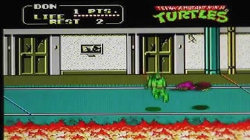 TMNT II Arcade Game ~ Part 1 ~ Nintendo NES ~ Let