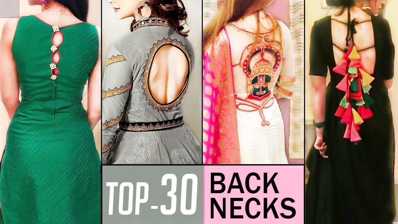 Top 25 Back Neck Designs For kameez /Blouse | Attractive Back Neck With Dori  Pattern |Back Neck Idea - YouTube