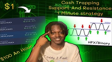 The Easiest HFX 100% Winning Binary Strategy! How To Make $100 A Day By Using THE CASH TRAP??