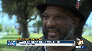 Walk to stop gang violence in San Diego communities