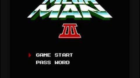 Mega Man 3 (NES) Game Music: Title Screen