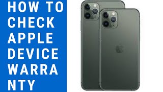 How To Check Apple Device Warranty
