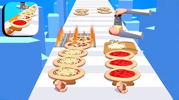 Pizza Stack 3D ​- All Levels Gameplay Android,ios (Levels 3-4)