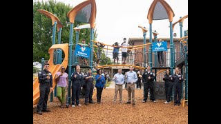 Houston Mayor and 50/50 Park Partners Celebrate New Playground at Hartman Park